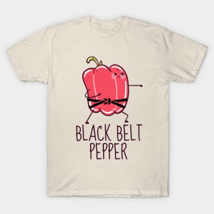 Black Belt Pepper Funny T-Shirt